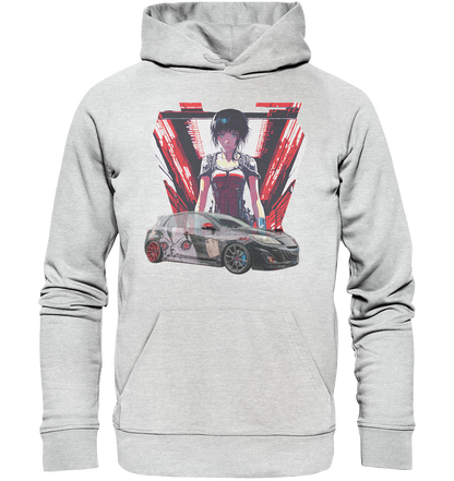 3 M P S Anime car  - Premium Unisex Hoodie