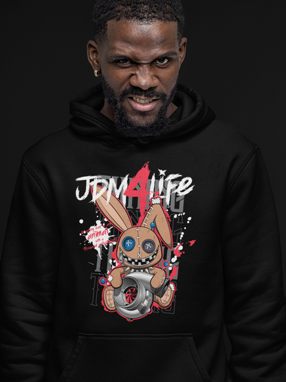 Turbo Bunny  - Organic Fashion Hoodie