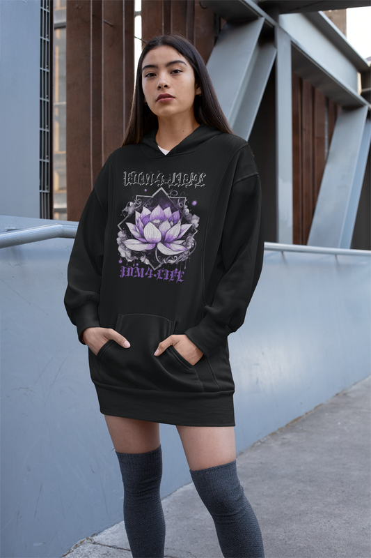 "Lotus" Hoodie-Kleid