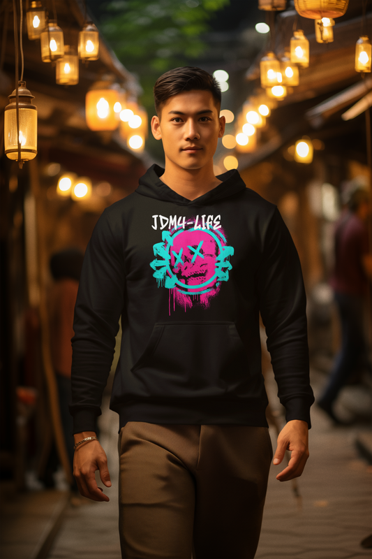 JDM4-LIFE Graffiti - Organic Fashion Hoodie