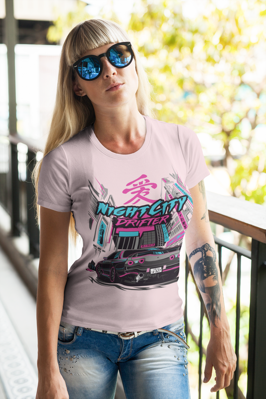 R-32 "Night City" - Ladies Premium Shirt