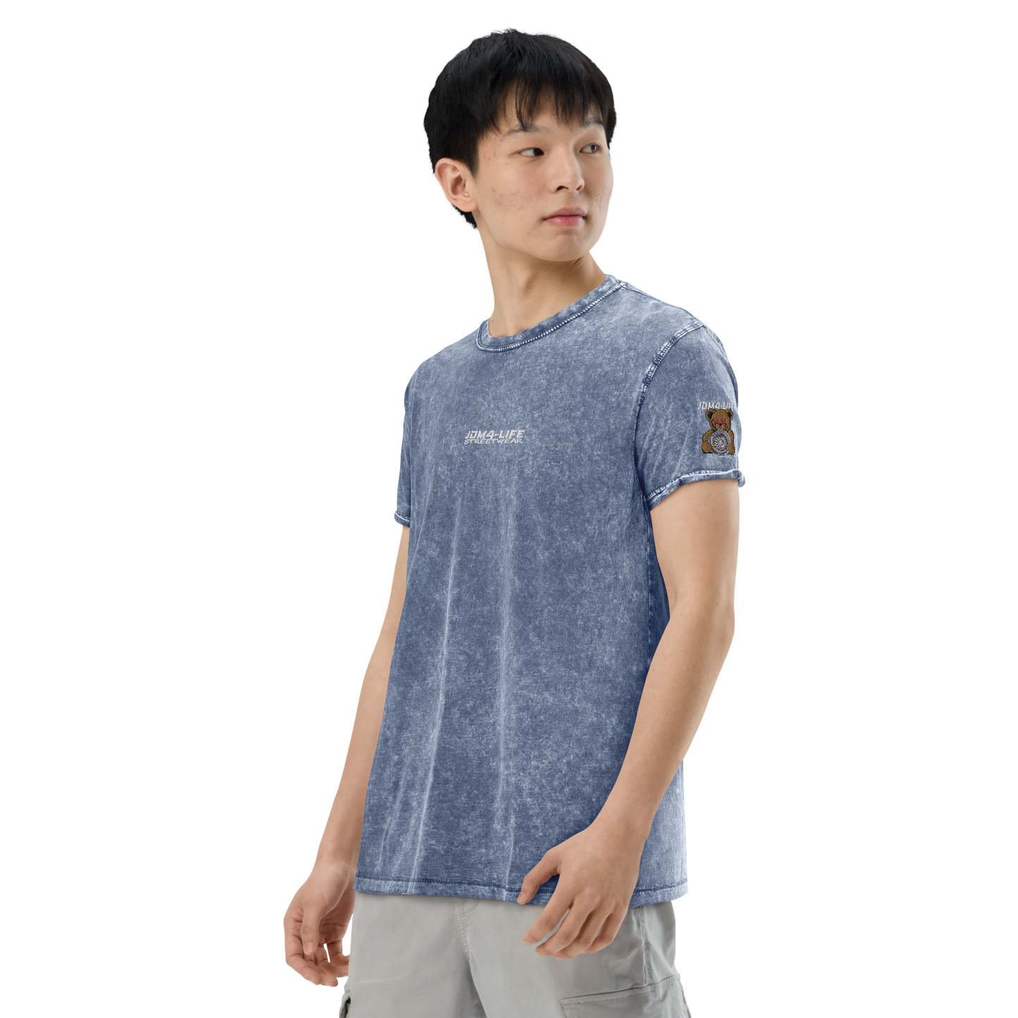 Denim-T-Shirt JDM4-Life Stick