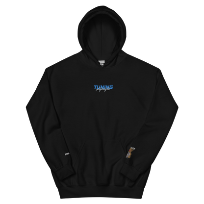 Unisex-Kapuzenpullover Tuning Lifestyle gestickt