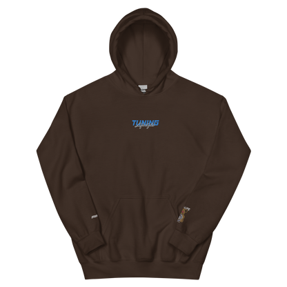 Unisex-Kapuzenpullover Tuning Lifestyle gestickt