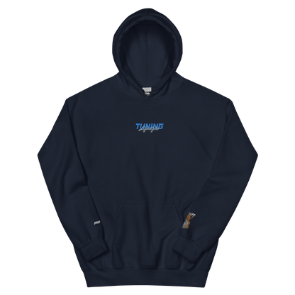 Unisex-Kapuzenpullover Tuning Lifestyle gestickt