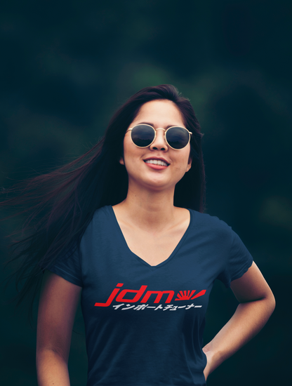 JDM 4-Life Casual - Ladies V-Neck Shirt
