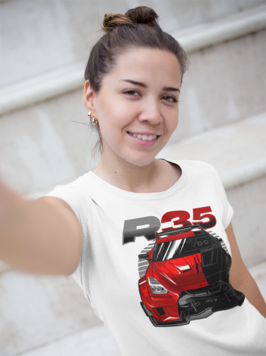 R-35 2 Face - Ladies Premium Shirt